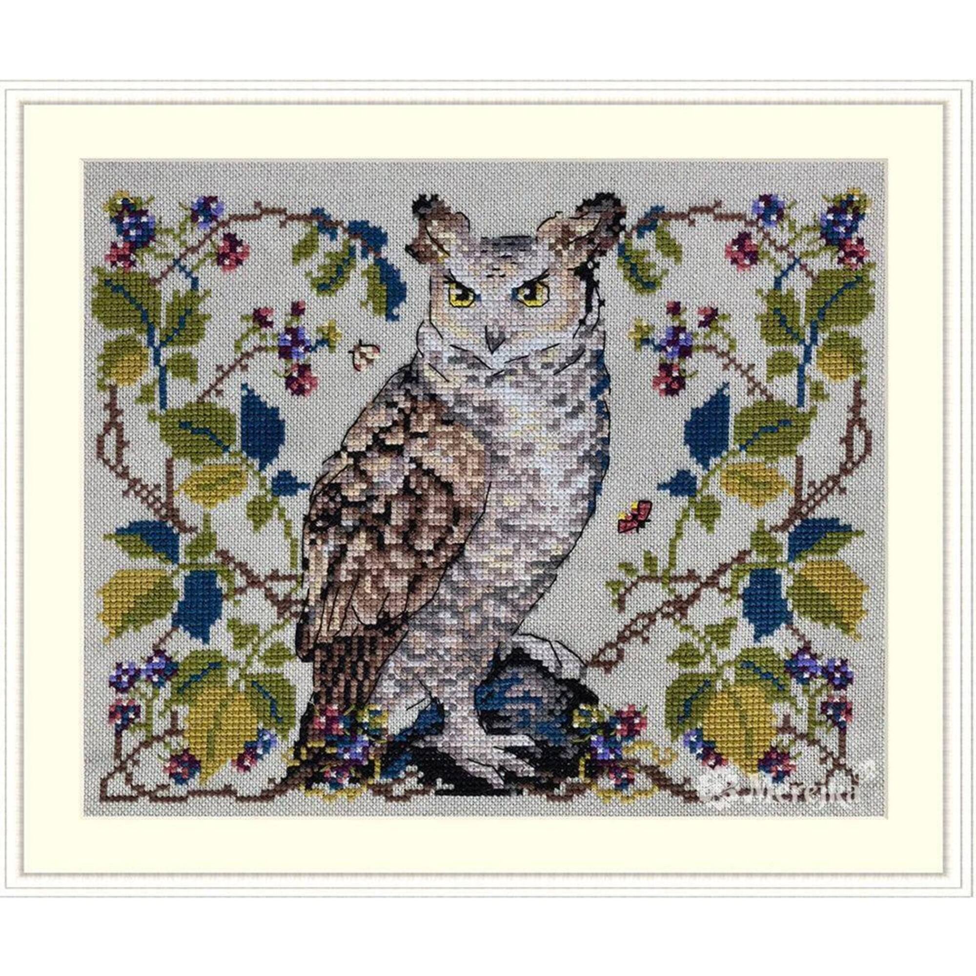 Merejka® The Owl Counted Cross Stitch Kit